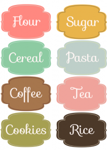 Kitchen Pantry Organizing Labels | Free printable labels & templates ...