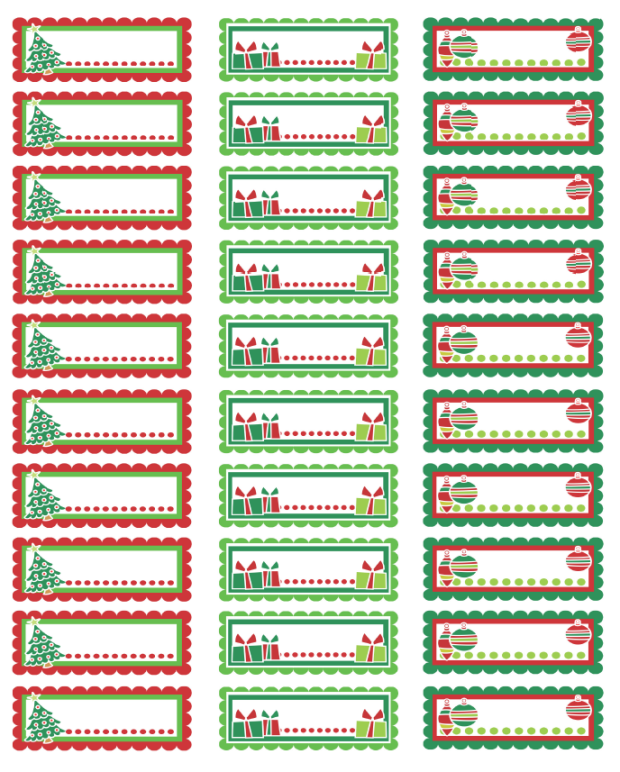 Free Printable Address Labels Christmas Free Printable Templates