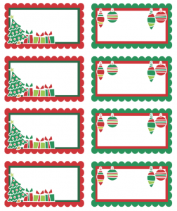 Christmas Labels Ready to Print! | Free printable labels & templates ...