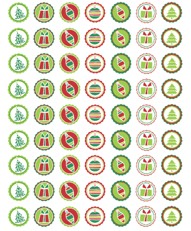 Christmas Labels Ready to Print! Free printable labels & templates