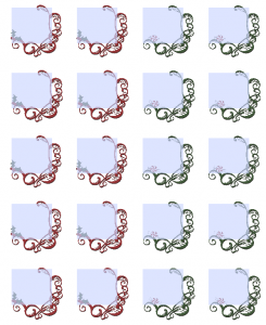 Candy Canes and Holly Journal Stickers and labels | Free printable ...