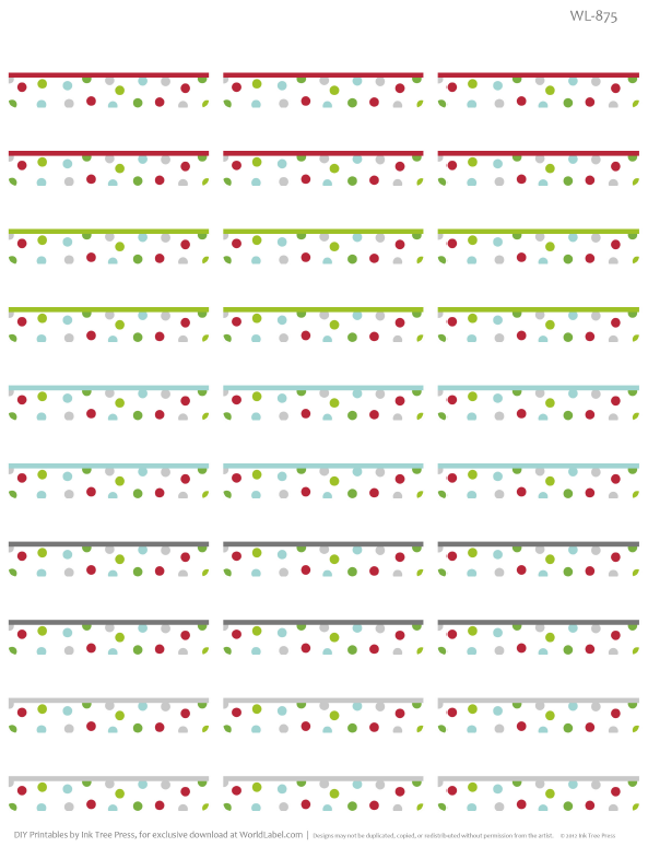 875xmas dots