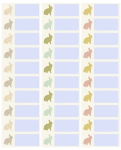 Happy Easter Holiday Labels | Free printable labels & templates, label design @WorldLabel blog!