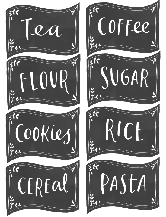 Spice jar labels (with free printables!) - The Kiwi Country Girl