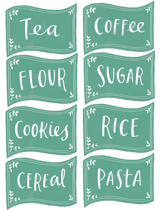 Spice jar labels (with free printables!) - The Kiwi Country Girl