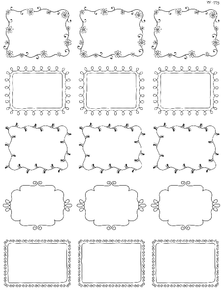 label borders printable