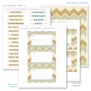 Free Printable Office Labels by Lia Griffith | Free printable labels ...