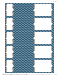 Chevron Fever Free Printable Labels | Free printable labels & templates ...