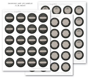 Chalkboard Canning & Freezer Labels by Lia Griffith | Free printable ...