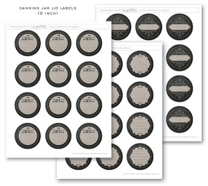 Chalkboard Canning & Freezer Labels by Lia Griffith | Free printable ...