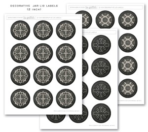 Chalkboard Canning & Freezer Labels by Lia Griffith | Free printable ...