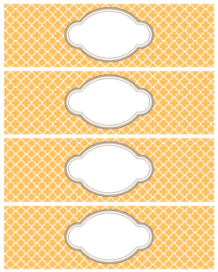 Printable Moroccan Tile Designed Labels | Free printable labels ...