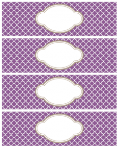 Printable Moroccan Tile Designed Labels | Free printable labels ...