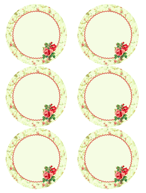 free vintage rose label printables by rachel birdsell