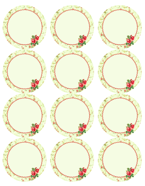 free vintage rose label printables by rachel birdsell