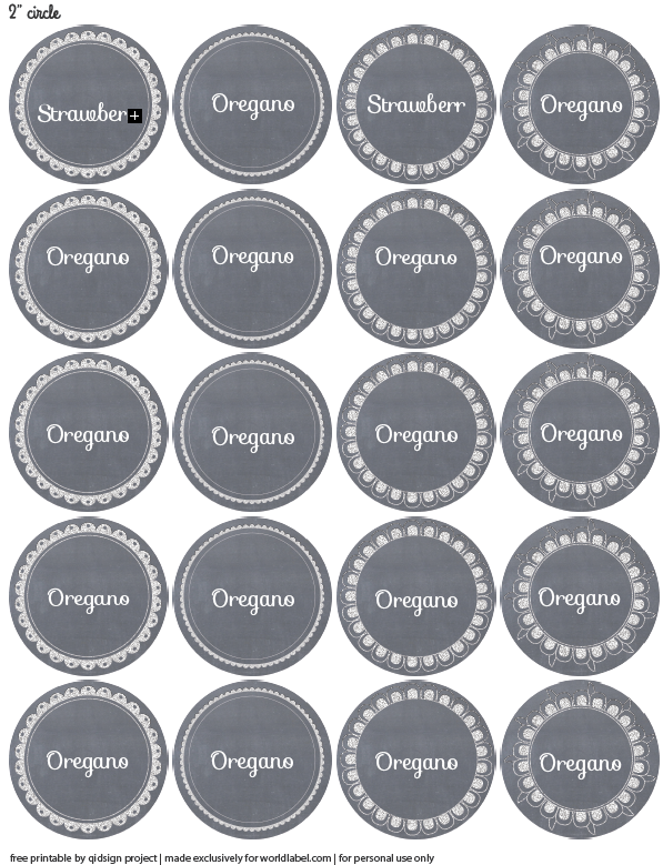 doodle chalkboard pantry multipurpose labels free