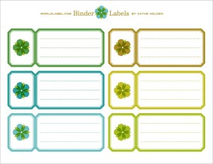 Binder Labels in a vintage theme by Cathe Holden | Free printable ...