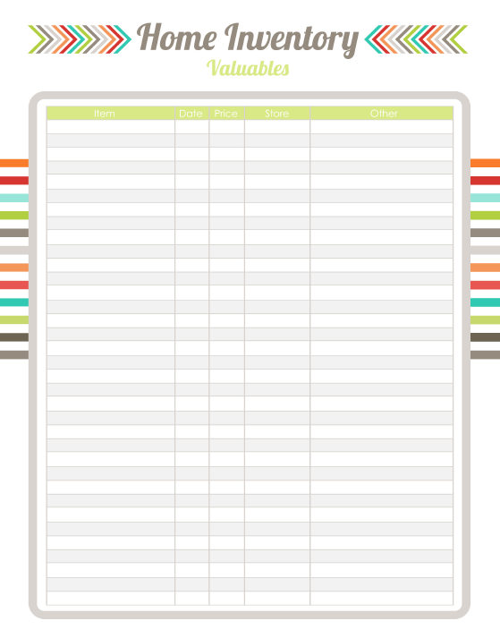 Inventory Organizing Control The Harmonized House Project Free Printable Labels Templates Label Design Worldlabel Blog