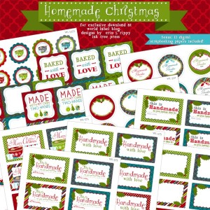 Printable Christmas Labels for Homemade Baking | Free printable labels ...