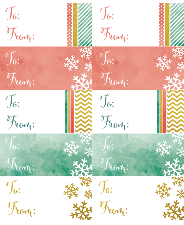Holiday labels