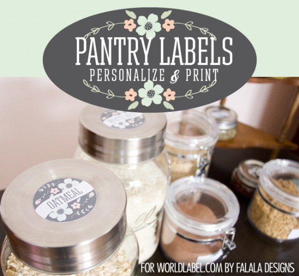 labels for organizing your pantry spice jars free