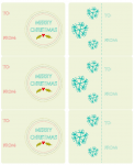 Happy Holiday Label Printables by Catherine Auger | Free printable ...