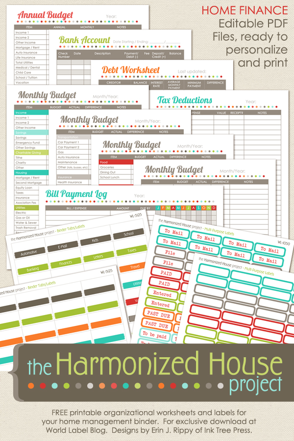  free printables, Life Organization Printables, Free Home Management Binder Printables, Binder Organization System 