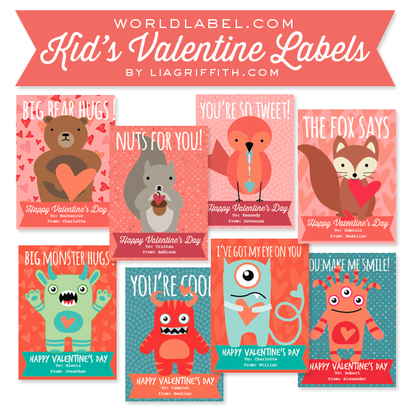 valentines day label templates Worldlabel Blog