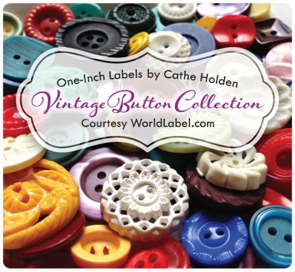 Free Vintage Button Label Printables