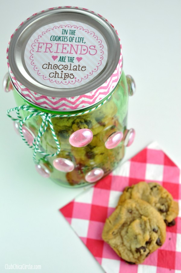 Mason Jar Cookie Jar Gift Idea