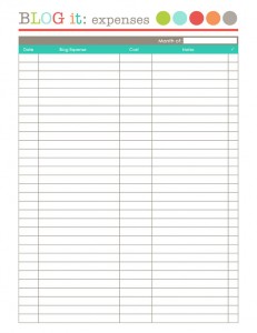 Blog-it: Bloggers Organizational Printables | Free printable labels ...