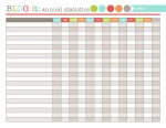 Blog-it: Bloggers Organizational Printables | Free printable labels ...