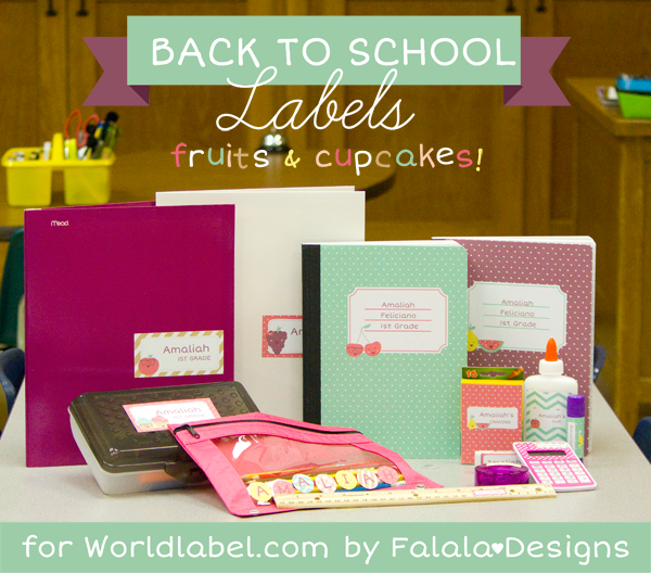 Back To School Labels By Falala Designs Free Printable Labels Templates Label Design Worldlabel Blog