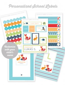 Kid’s Back To School Labels By Lia Griffith | Free printable labels ...