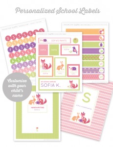 Kid’s Back To School Labels By Lia Griffith | Free printable labels ...