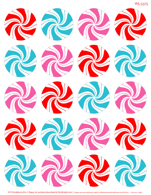Peppermint Please Christmas Printable Labels Tags Worldlabel Blog