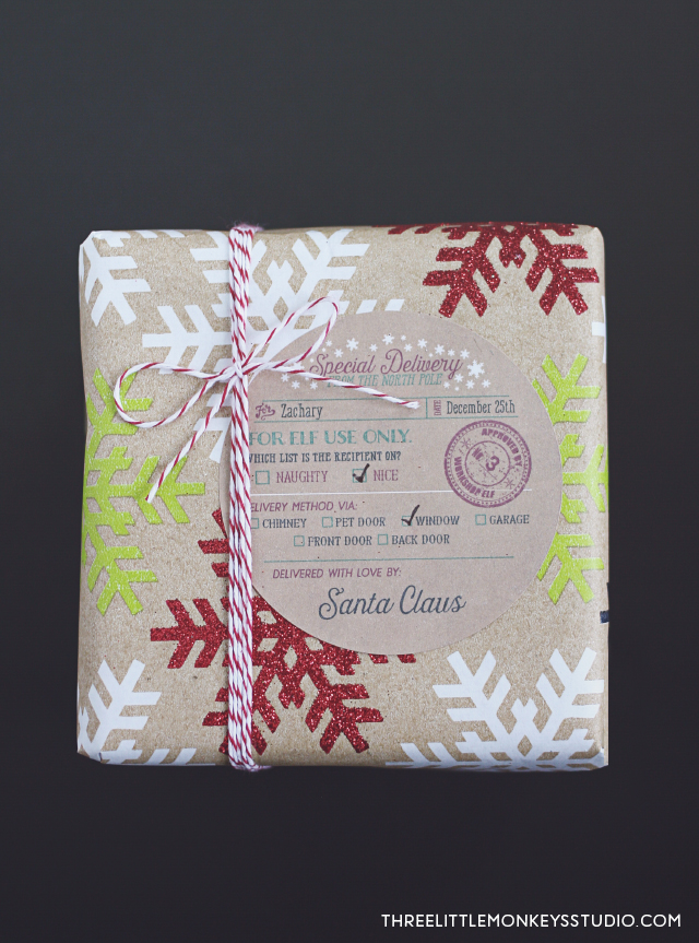 Santa's Special Delivery Gift Label Tags | Worldlabel Blog