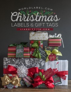 Printable Christmas Gift Tags and Labels | Free printable labels & templates, label design ...