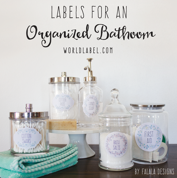 Bath and Body Organizing Labels Free printable labels & templates